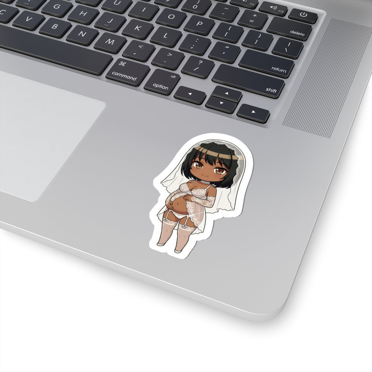 マタニティーブライダルシリーズ (Maria Rose) Belly Doll — Cute Chibi Maternity Wedding Decal
