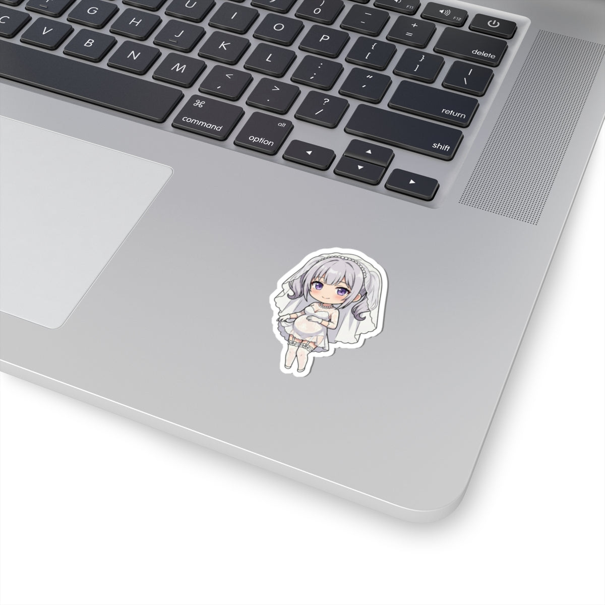 マタニティーブライダルシリーズ (Mia Fleur) Belly Doll — Cute Chibi Maternity Wedding Decal